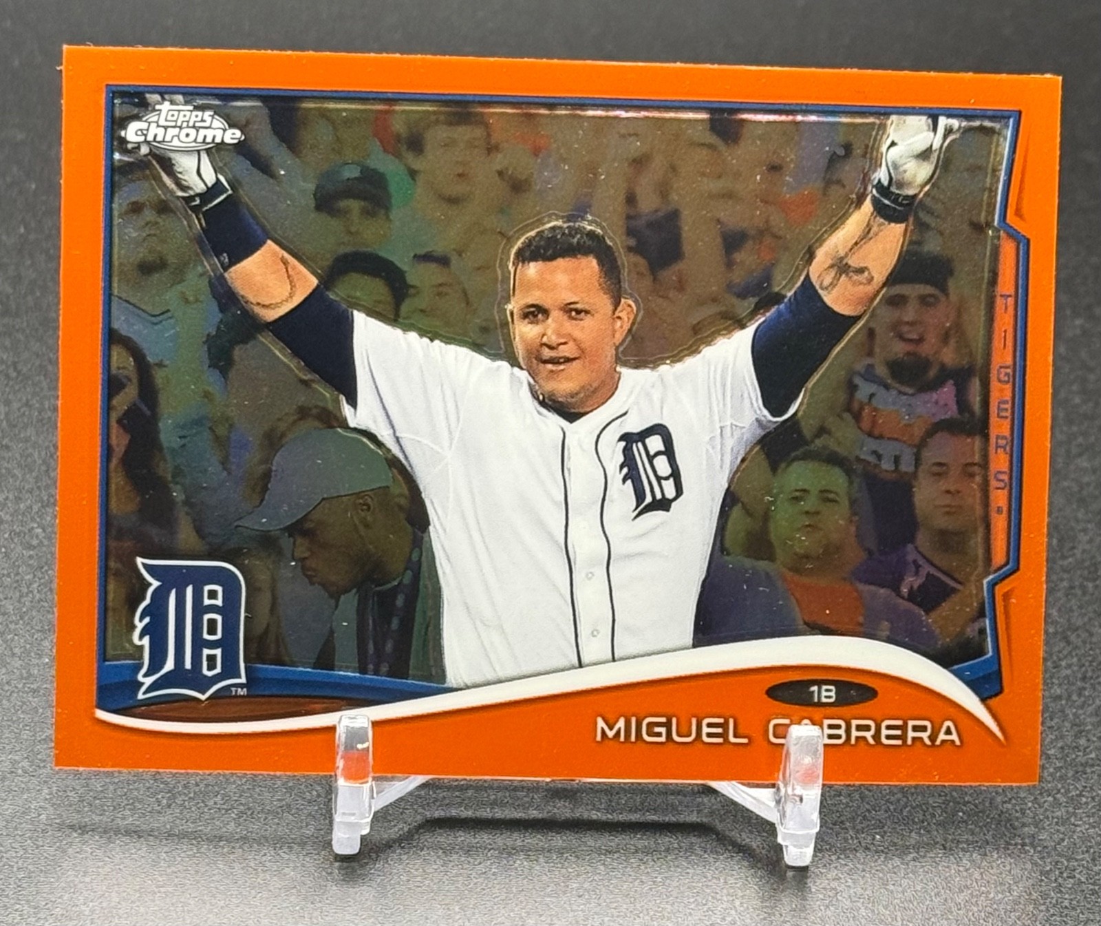 2014 Topps Chrome - Miguel Cabrera #220 Orange Refractor
