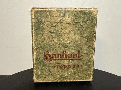 Orig. Hanhart Torpedo Laufzeit Artillerie Stoppuhr Kriegsmarine 2. Weltkrieg OVP