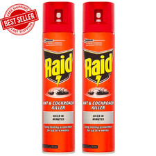 Ant Cockroach Killer Spray Raid 300Ml 2Pack Instant Home Pest Solution Pesticide