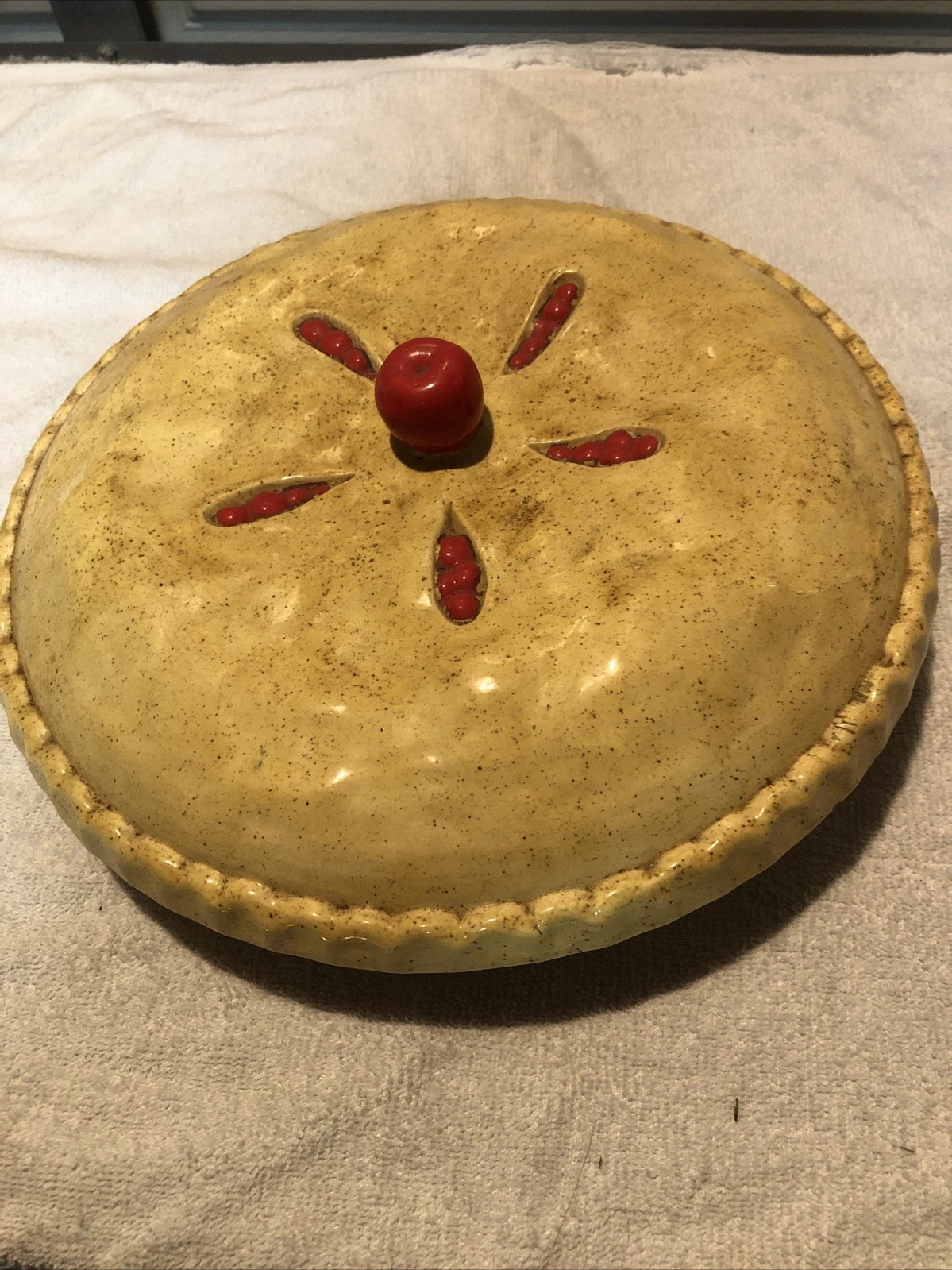 Vintage Cherry Pie Keeper