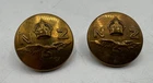 LOT 2 Vintage WW2 era Royal New Zealand Air Force Uniform Buttons NZ Military