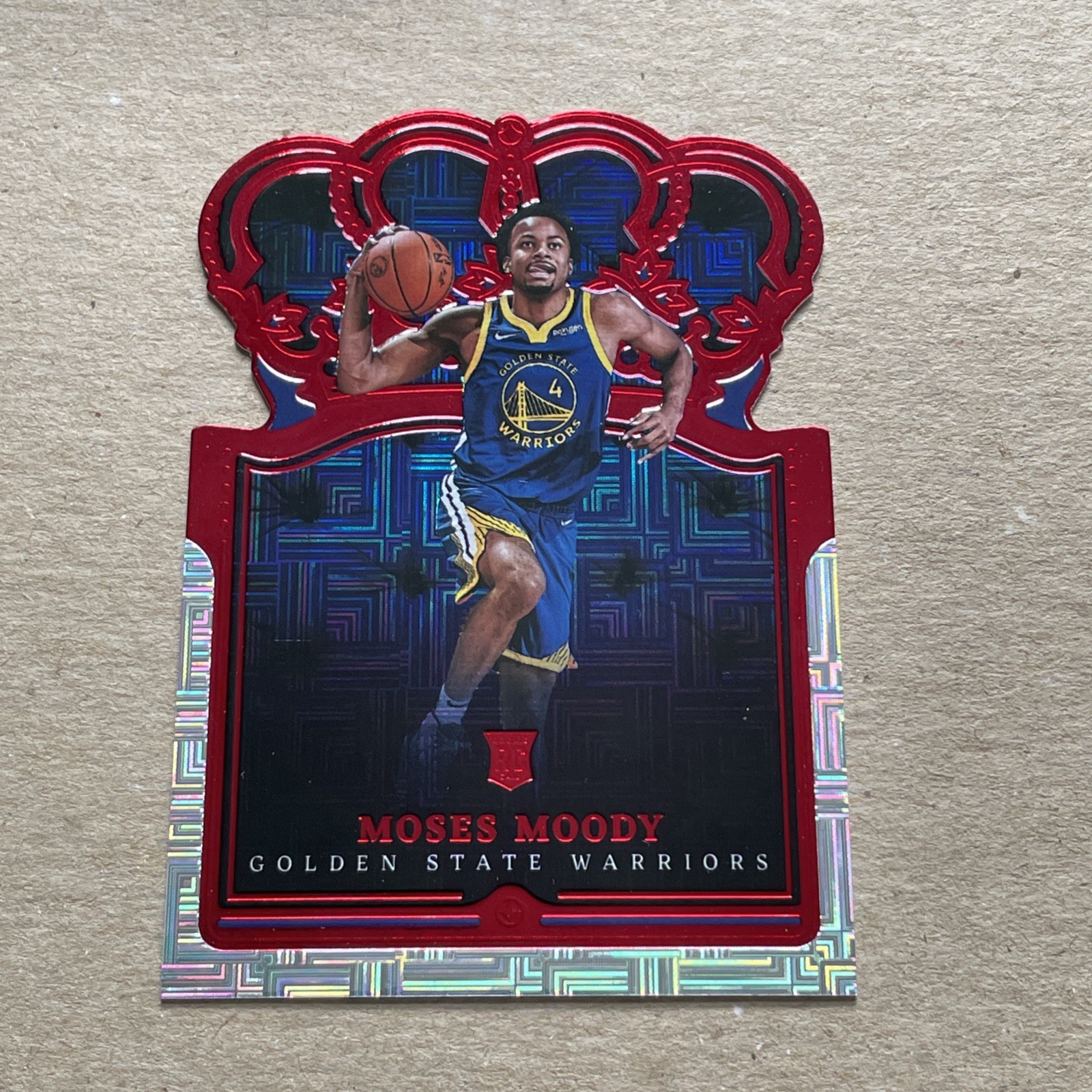 MOSES MOODY 2021-22 Panini Crown Royale Asia Red Rookie Card RC #91