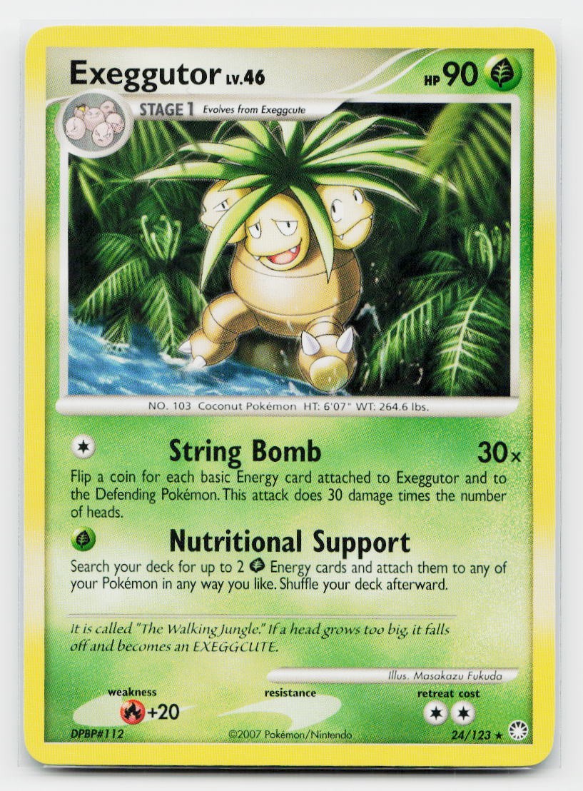 Exeggutor Rare Mysterious Treasures 24/123 Pokemon TCG
