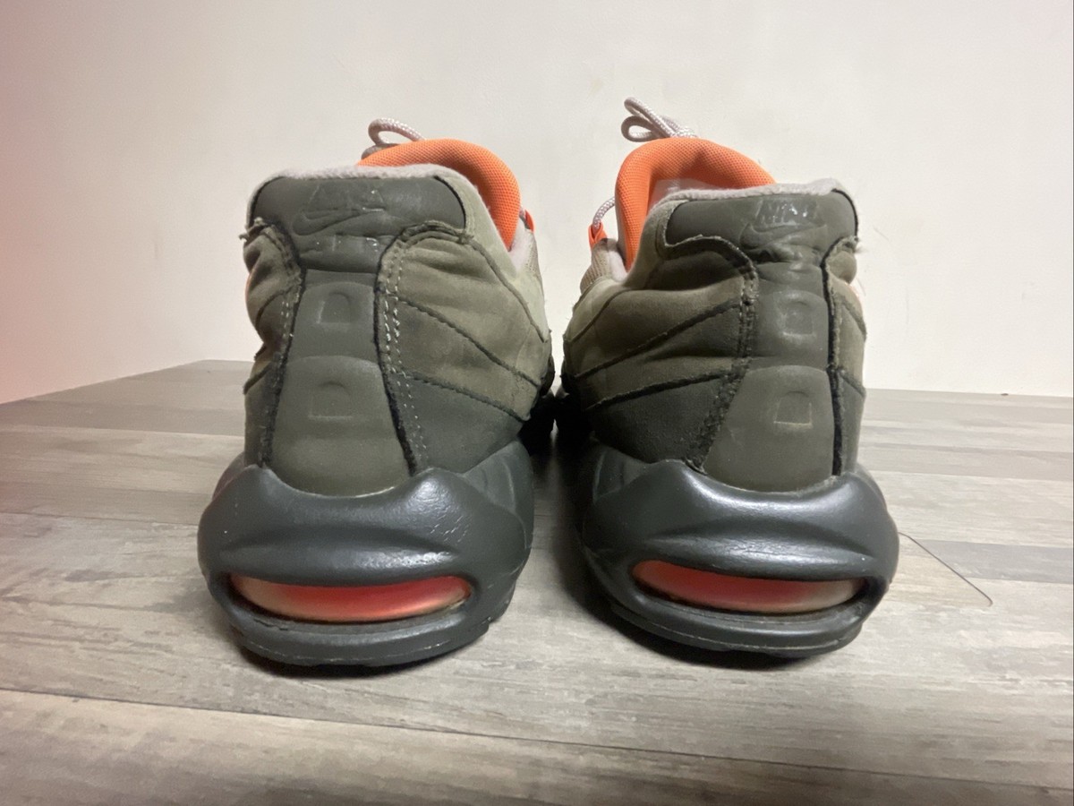Nike Air Max 95 OG Neutral Olive Total Orange Shoes AT2865-200