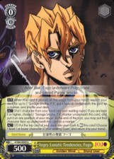 Angry Lunatic Tendencies, Fugo - JJ/S66-E009 - U Near Mint Weiss Schwarz JoJo's 