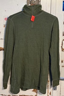 2x Orig. Norwegische Armee 80% Merino Wool Thick Shirt 200 pinegreen Gr. M 4657