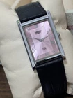 Vintage Classic Seiko Men's Wrist Watch -Leather Strap Slim Profile - Roman Dial
