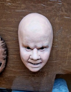 life size bust the exorcist life face casting linda blair / regan