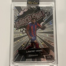 2024 WC Comix Barcelona Black Label Lamine Yamal 4/4 🔥 Rookie 🔥 ( RC )