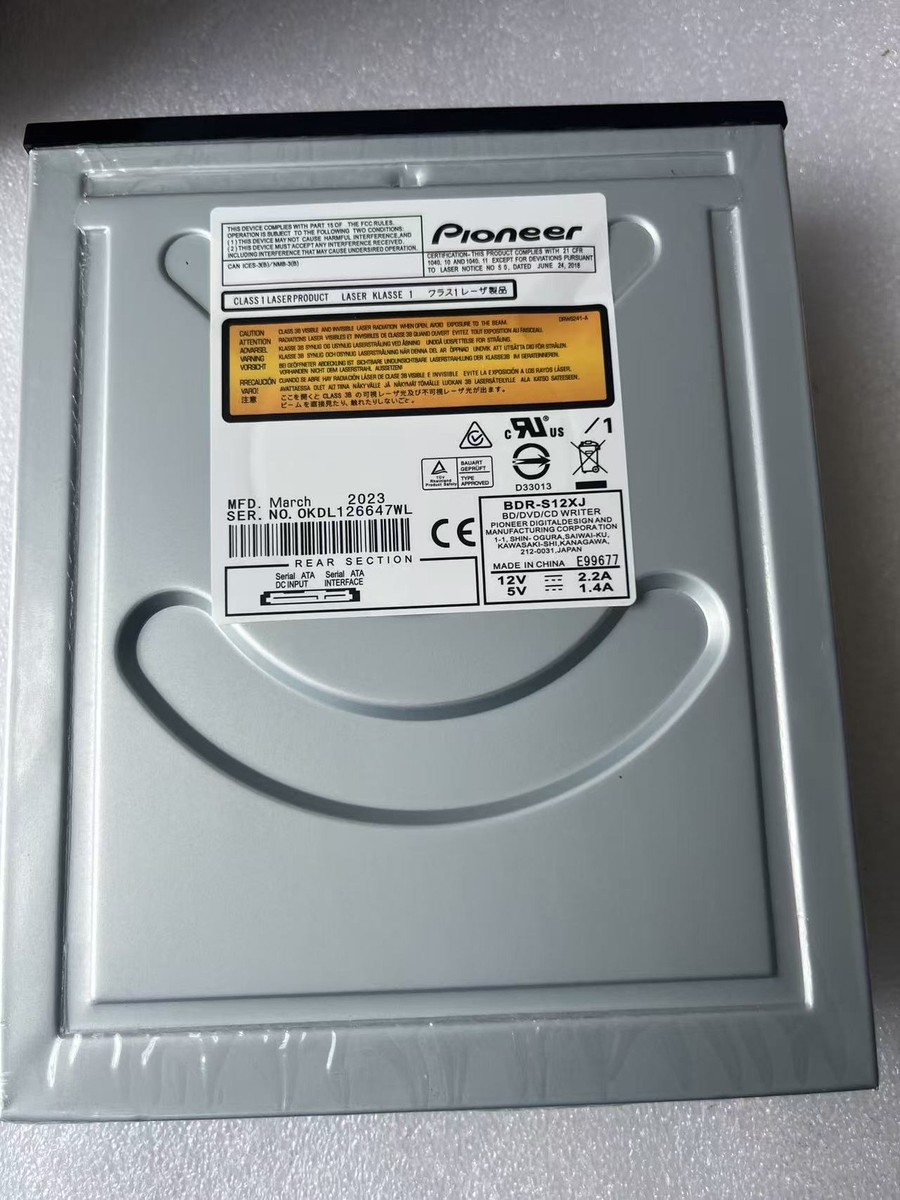 Pioneer 16x Blu Ray Burner BDR-S12JX supports laptop 4K 3D Drive