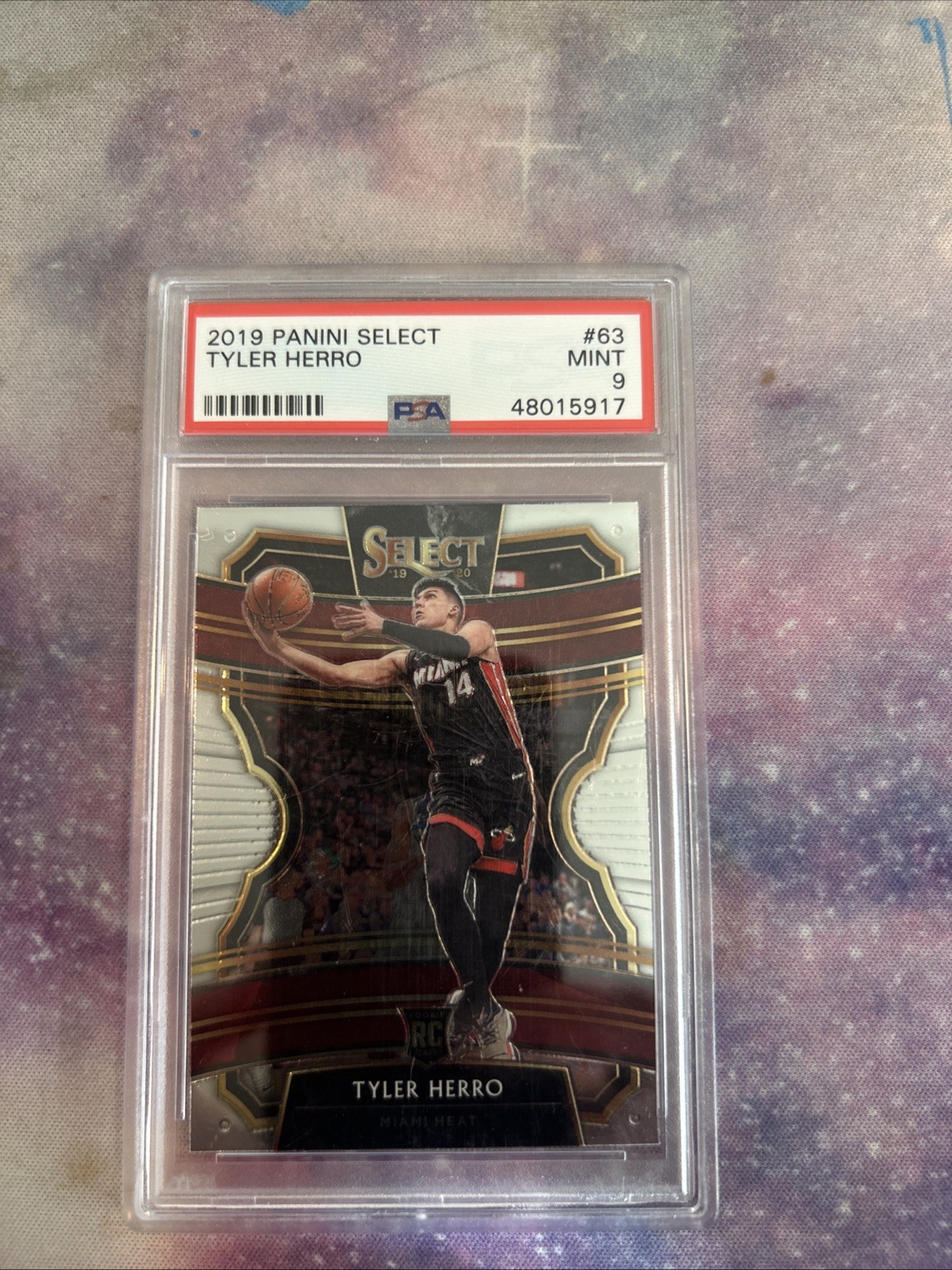 2019-20 Panini Select Tyler Herro #63 Concorse PSA 9 Miami Heat Rookie RC 🔥