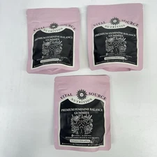 Vital Source Nutrition Premium Feminine Balance Gummies LOT Of 3 60 EACH