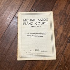 Michael Aaron Piano Course Performance Grade Two 1945 Antique Paperback