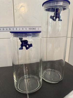 Alessi Gianni Vorratsdose 1,4l Vorratsglas - Aufbewahrungsdose - Glas -ultra rar