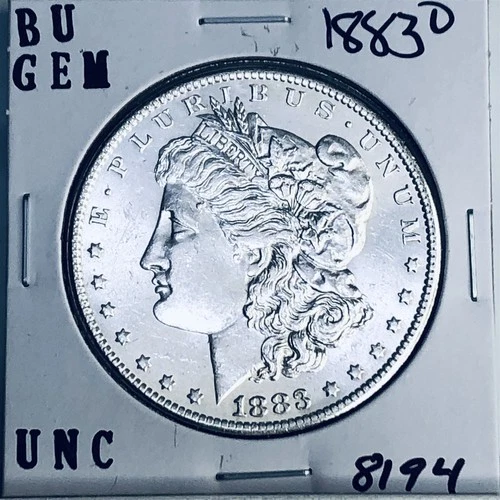 1883 O BU GEM MORGAN SILVER DOLLAR UNC MS+++ U.S. MINT RARE COIN 8194