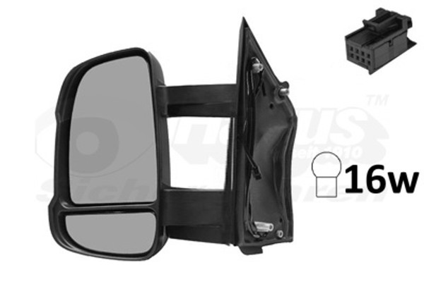 AußEnspiegel Hagus VAN Wezel 1651811 FüR Peugeot Fiat Ducato Jumper CitroËN 16W-image