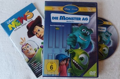 DIE MONSTER AG Monsters, Inc. (2001) DVD DISNEY PIXAR BG 100688 IMPORT GERMANIA