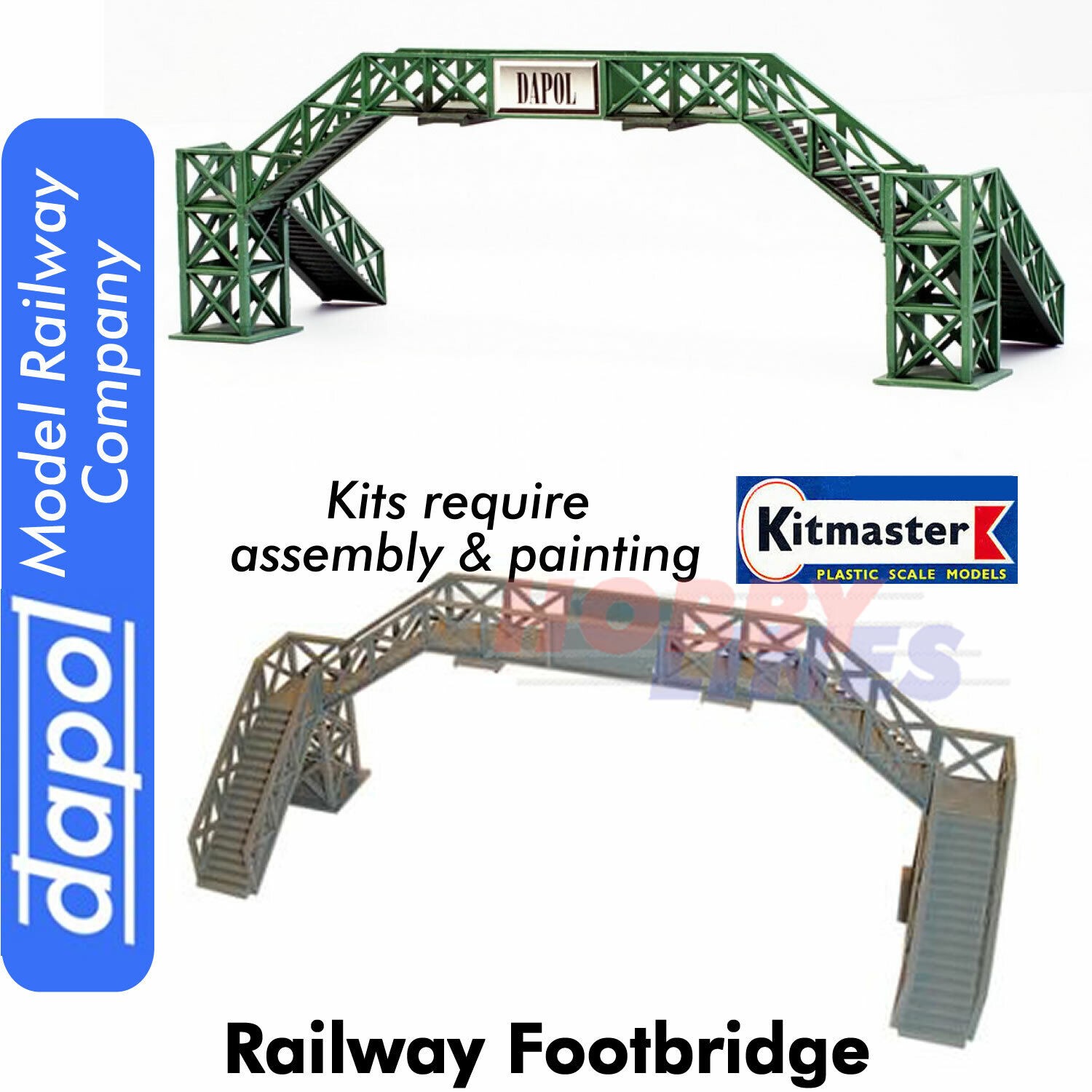 FOOTBRIDGE Model Railway KitMaster Kit Dapol OO Gauge C004