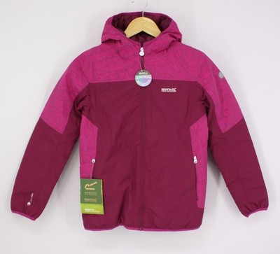 REGATTA VOLCANICS V WASSERDICHT MÄDCHEN KINDER ALTER 13 JACKE FUCHSIA PINK UVP £50 MC