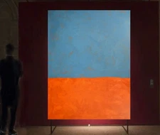 Mark Rothko Style Giant Professional Painting 84”X62” (7 Foot) Abstract Modern