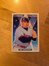 1993 Topps Baseball Jim Edmonds Rookie Card No.  799. rookie card picture
