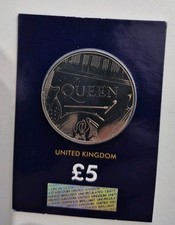 Music Legends Queen 2020 BU £5 Coin Change Checker Pack