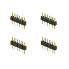 Gold Plated 4PCS 7.5mm Spring Loaded Pogo Pins for PCB Connectors