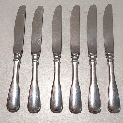 WMF Cromargan Besteck Modell Spaten 6 x Menümesser Speisemesser Messer L 21,4cm - Bild 1 von 4