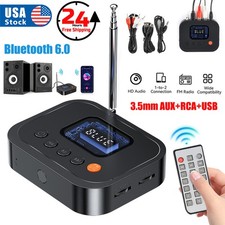 Bluetooth NFC Home Stereo Audio Receiver AUX USB Optical HD Music to RCA Adapter