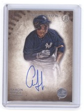 AARON JUDGE 2015 BOWMAN INCEPTION PRE ROOKIE ON CARD AUTO NEW YORK YANKEES Q1887