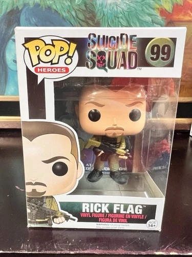 funko pop Suicide Squad Rick Flag 99 AAA3112