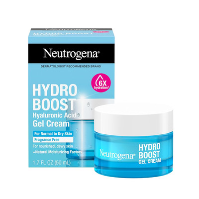 Neutrogena Hydro Boost Gel Cream Moisturizer w Trial Cleanser Fragrance Free