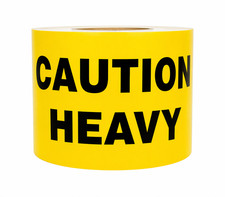 Shipping Labels- 3x5 Caution Heavy 500 labels each, 1-12 Rolls