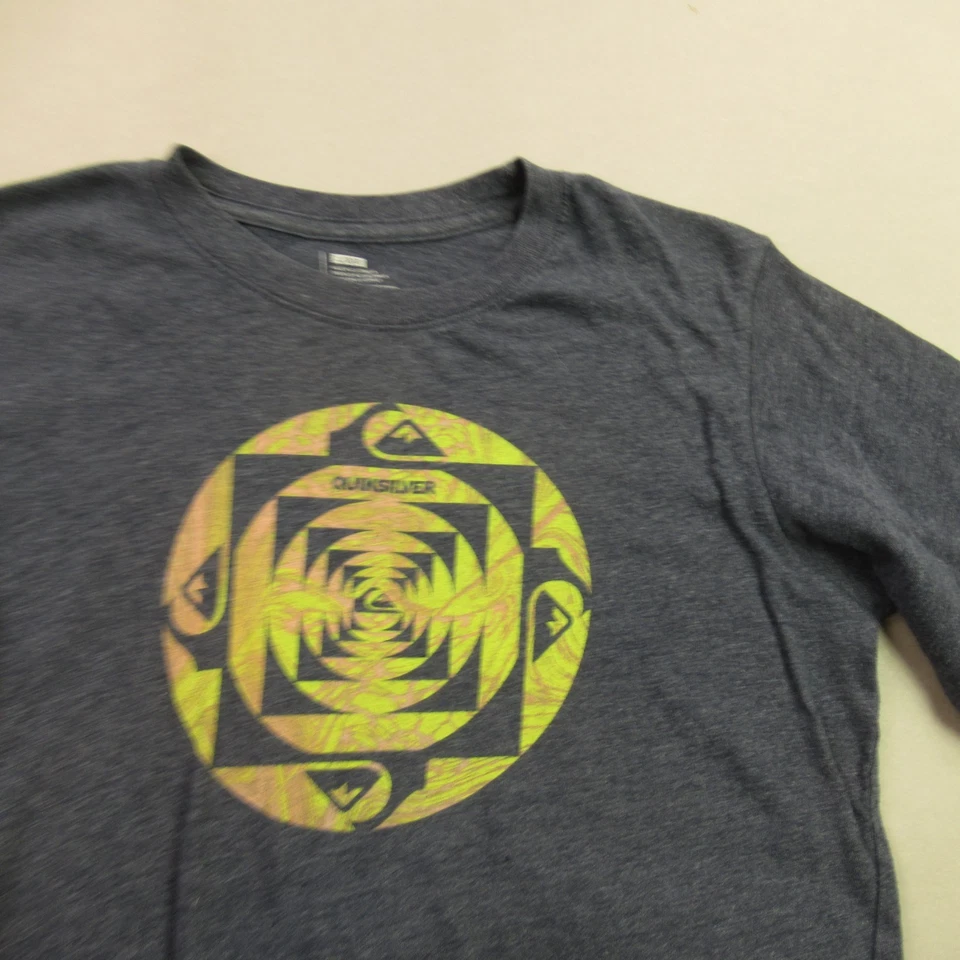 Рубашка Quiksilver для мальчиков короткий рукав повседневный вырез лодочкой большая легкая - Изображение 2 из 4