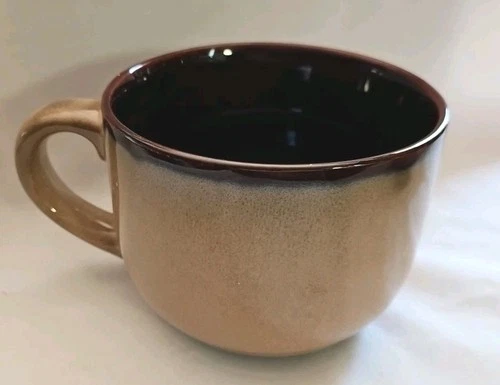 Sango Nova Brown Cup Mug 4933 XL - 20 oz  Soup Chili Coffee MUG Stoneware