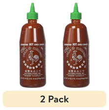  2 Pack  Sriracha Hot Chili Sauce, 28Oz 793G Per Bottle