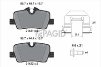 Pagid Bremsbelagsatz BremsklöTze FüR BMW 3Er Touring G21 G81 G20 G80 4