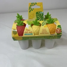 Evriholder Pina-Chill-Lada Silicone Popsicle Maker Makes 6 NWT