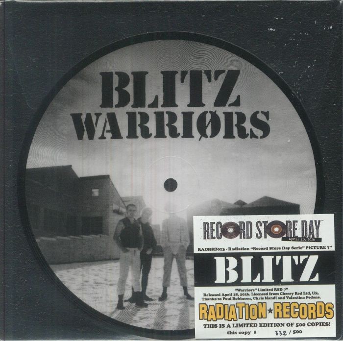 Blitz : Warriors/Youth (Limited Edition) VINYL 7"" Single Picture Disc RSD 2026 - Image 3