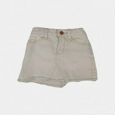 Old Navy Girls Cream Jean Skirt