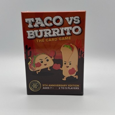Taco vs Burrito Card Game, 5TH Anniversary Edition. New SEALED