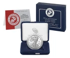 250th Anniversary Marine Corps American Eagle One Oz Silver Proof Coin In Hand