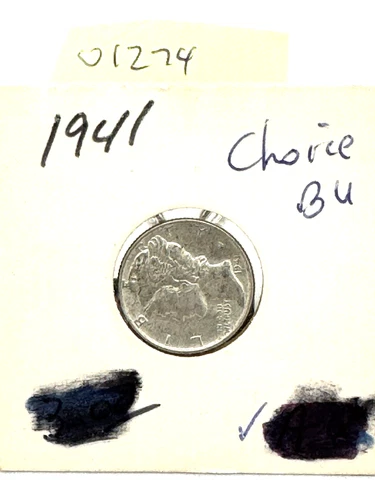 Uncirculated 1941  Silver Mercury Dime