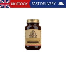 Image of Solgar Coq-10 (Coenzyme Q-10) 200 Mg Vegetable Capsules - Pack of 30