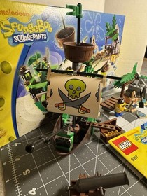 LEGO SpongeBob SquarePants: The Flying Dutchman (3817) 99% Complete Lantern Miss
