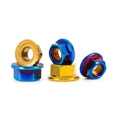 M3 M4 M5 M6~M12 Flange Nut Stainless Steel Gold/Blue Serrated Lock Spinlock Nuts