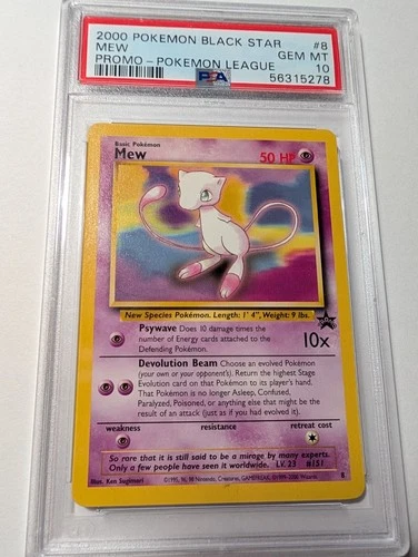 Pokemon Black Star Mew PSA 10