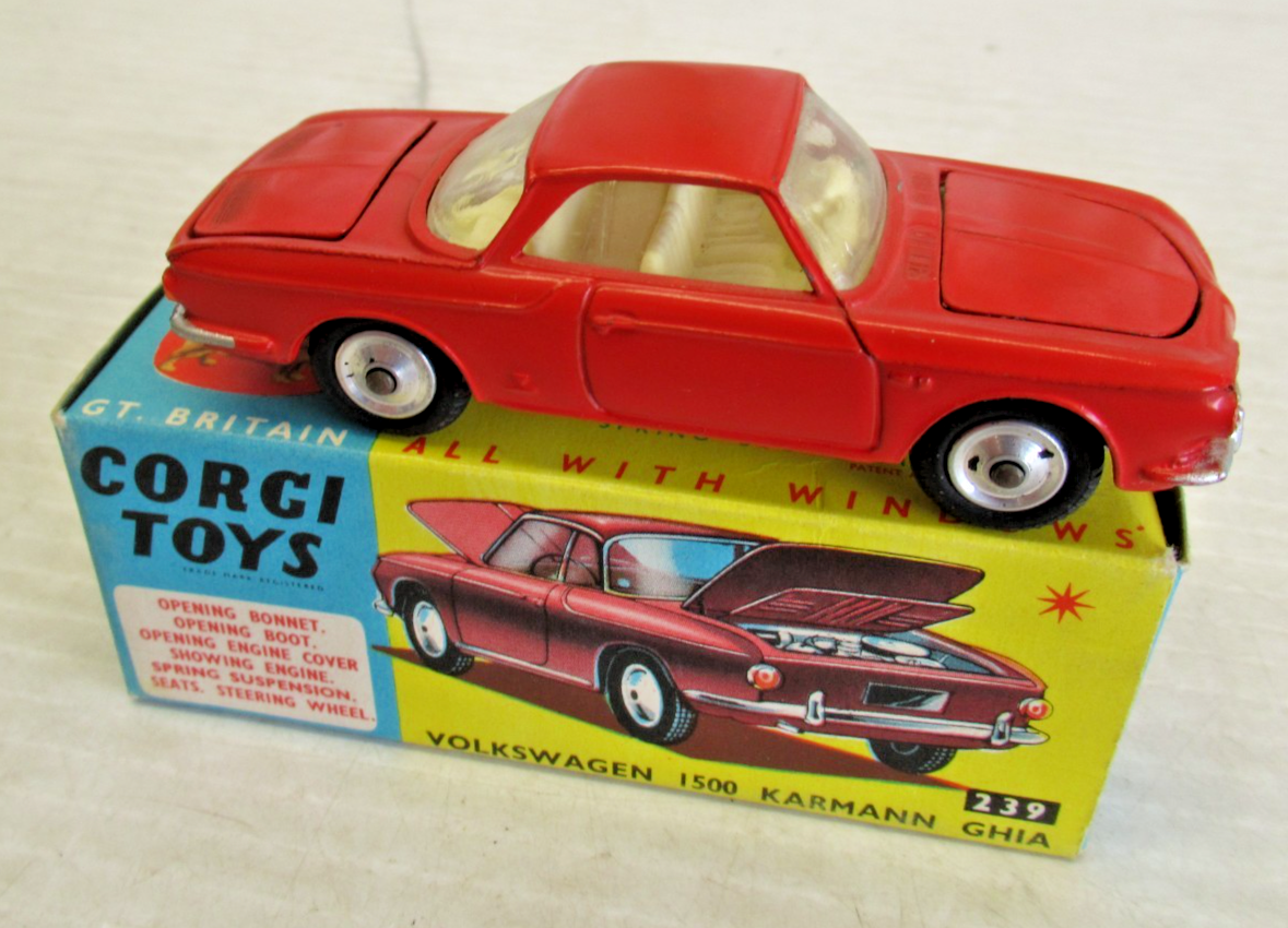 CORGI TOYS #239 VOLKSWAGEN 1500 KARMANN GHIA MIB 1966 | eBay