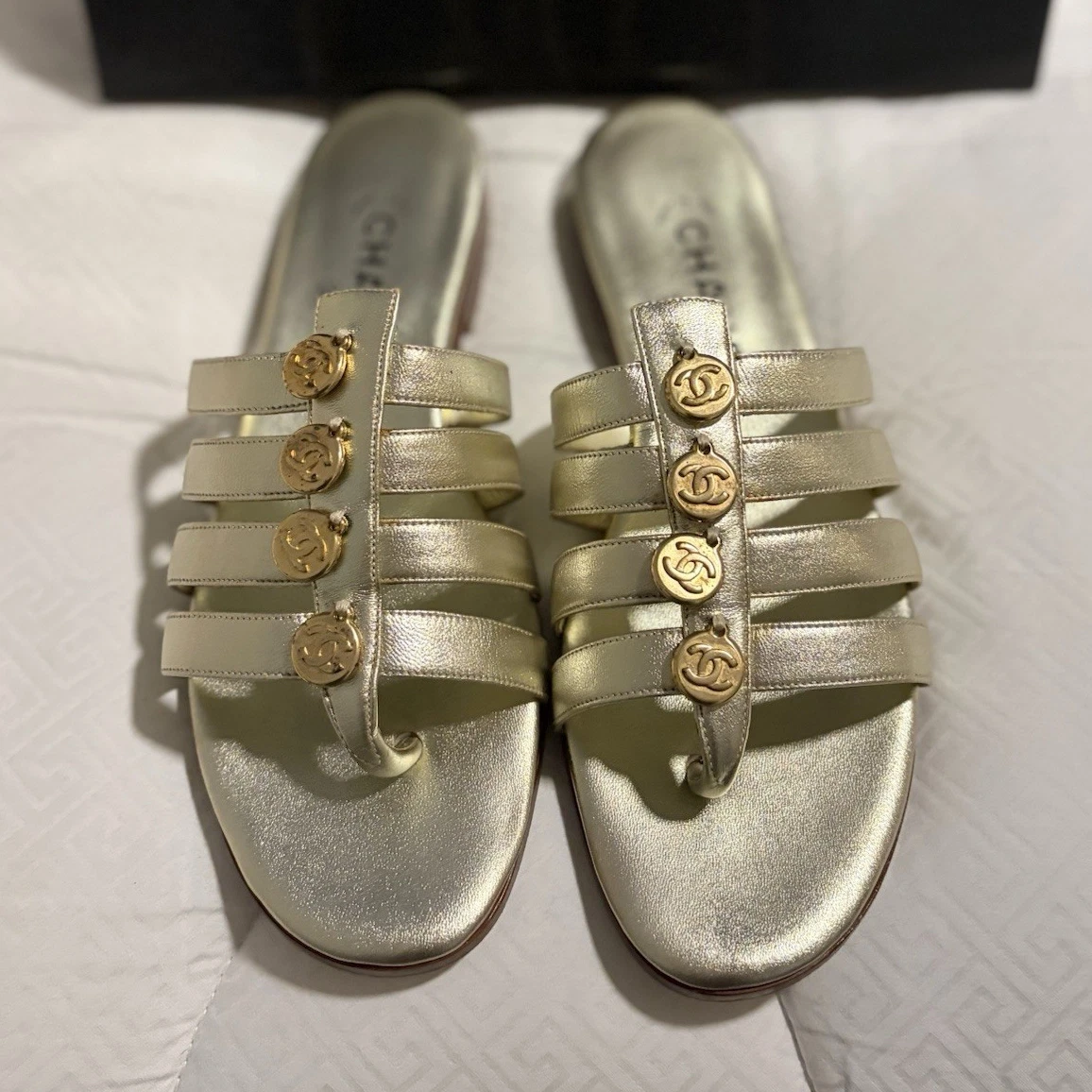 CHANEL Silver Shoes for Women for sale | eBay