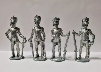 Satz Soldatini kinder metal Metallfiguren Serie Napoleonici ferro zincato